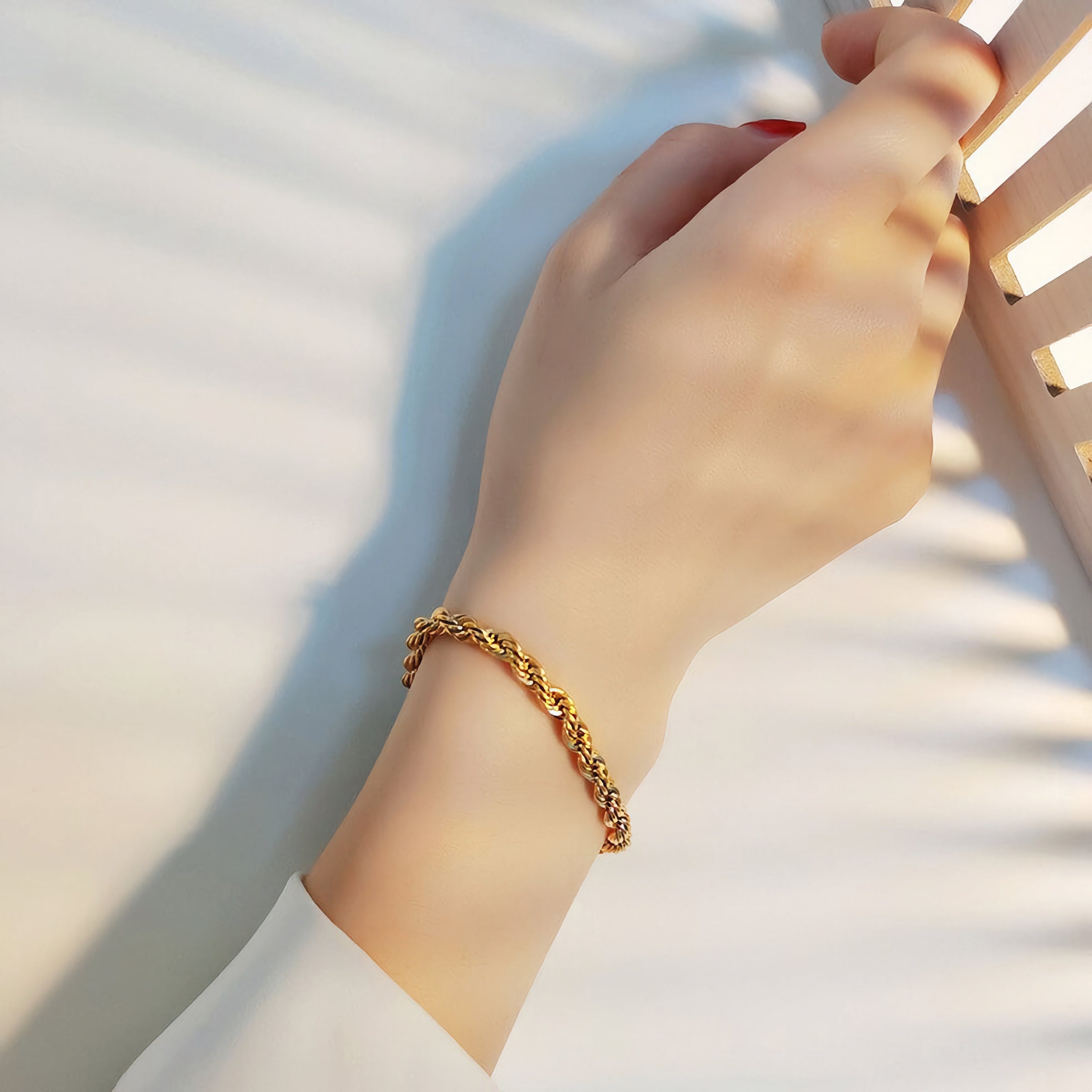 Clara - Seilkette Gold Armband