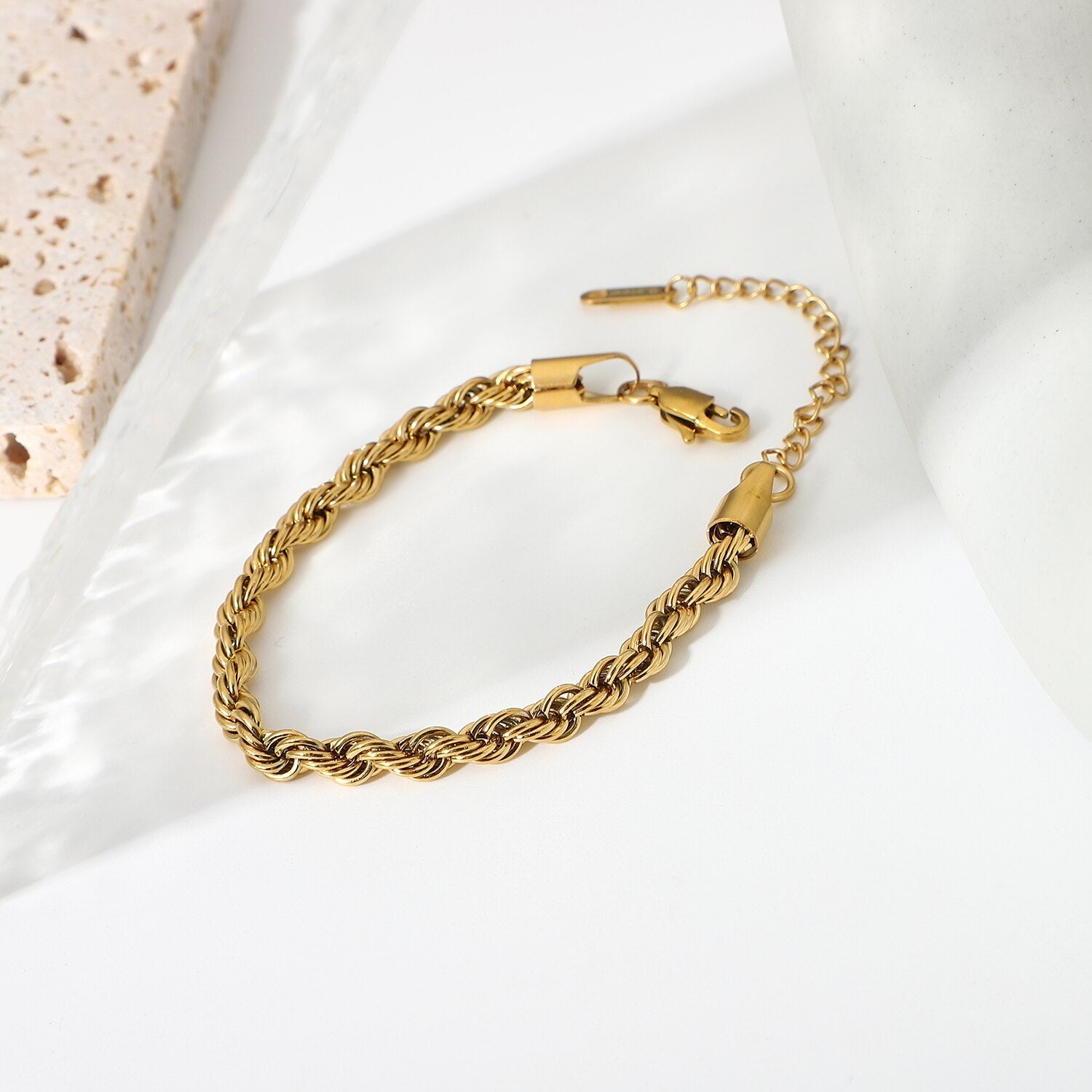 Clara - Seilkette Gold Armband