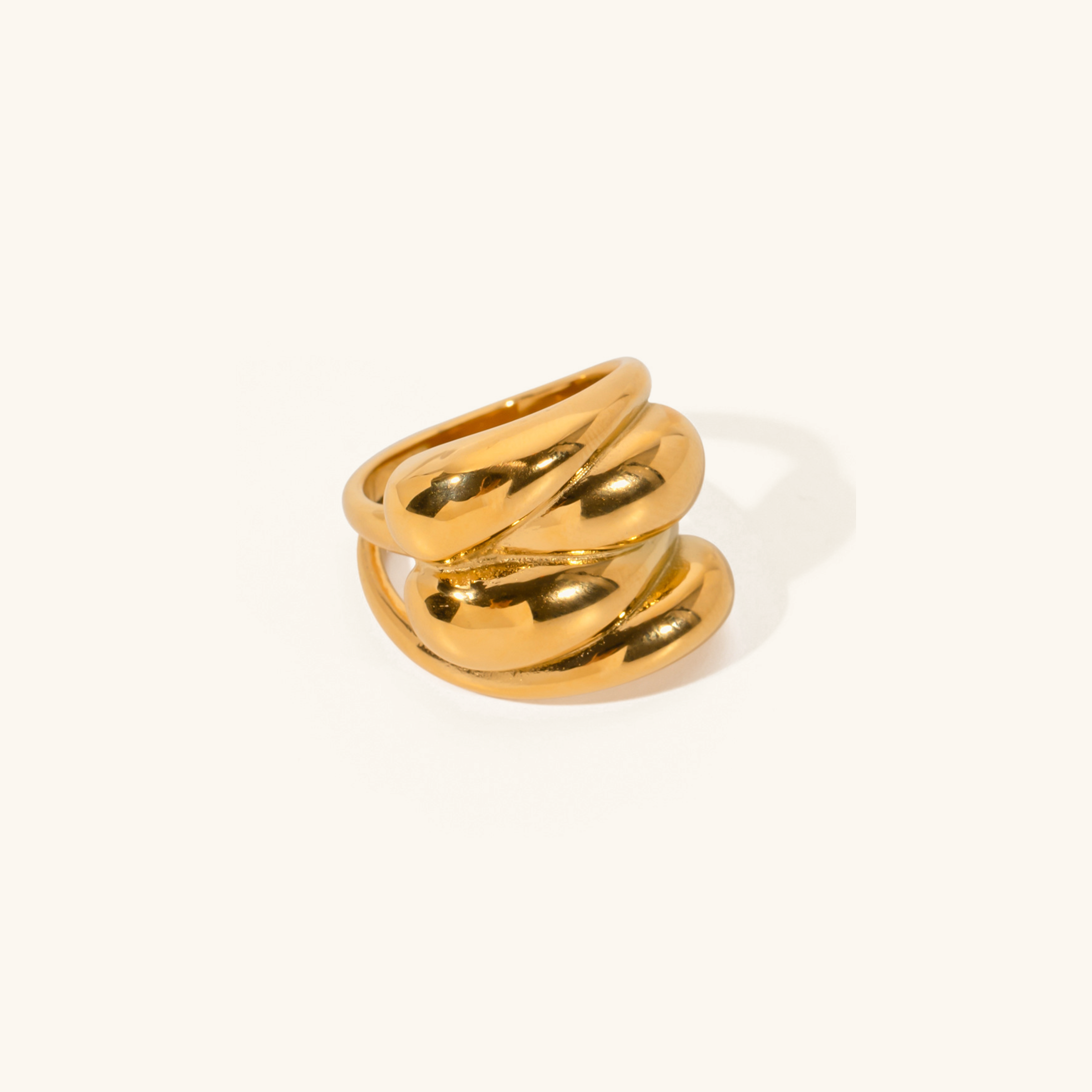 Sona - Ring aus Gold mit Clustern