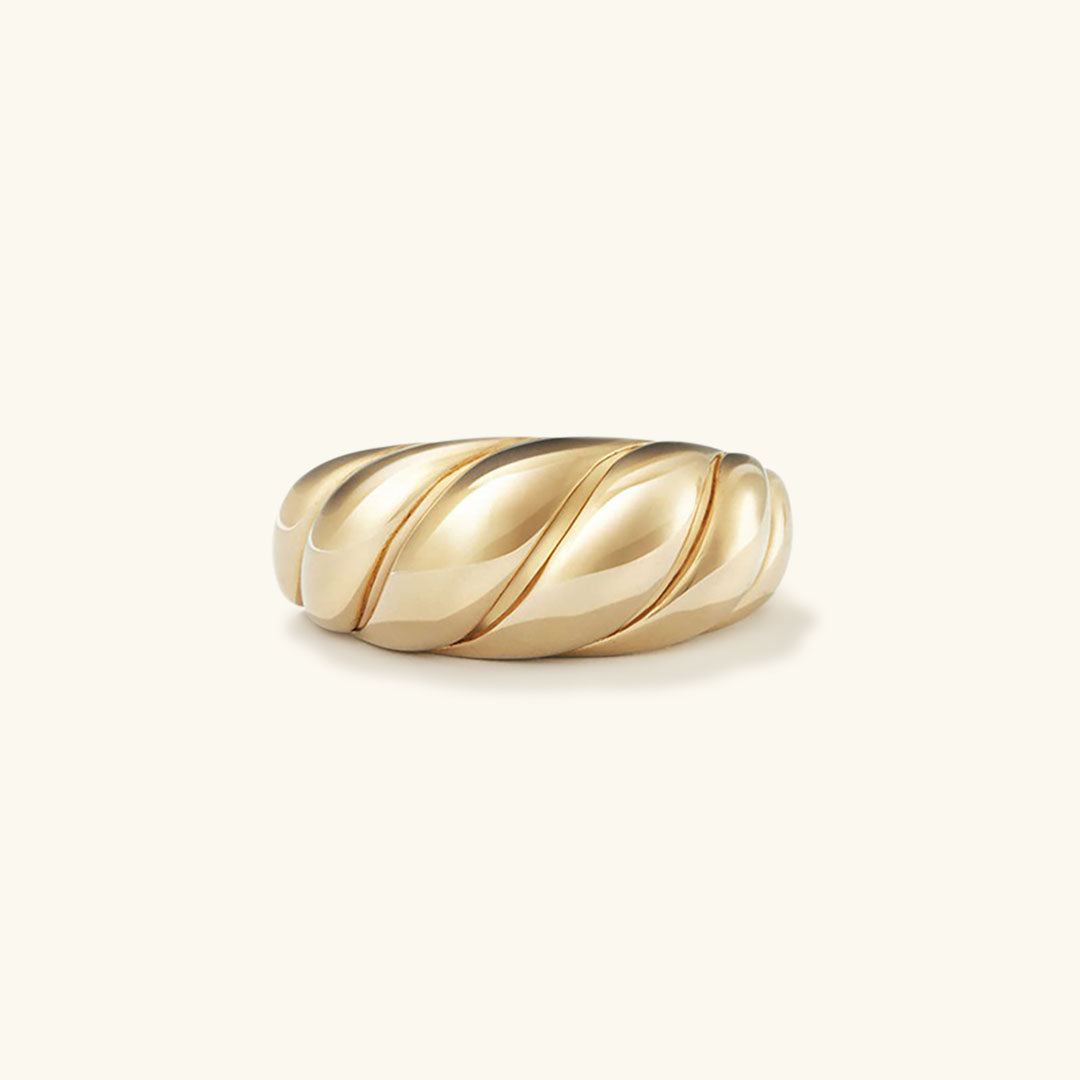 Lorelei - Gold Hörnchen Ring