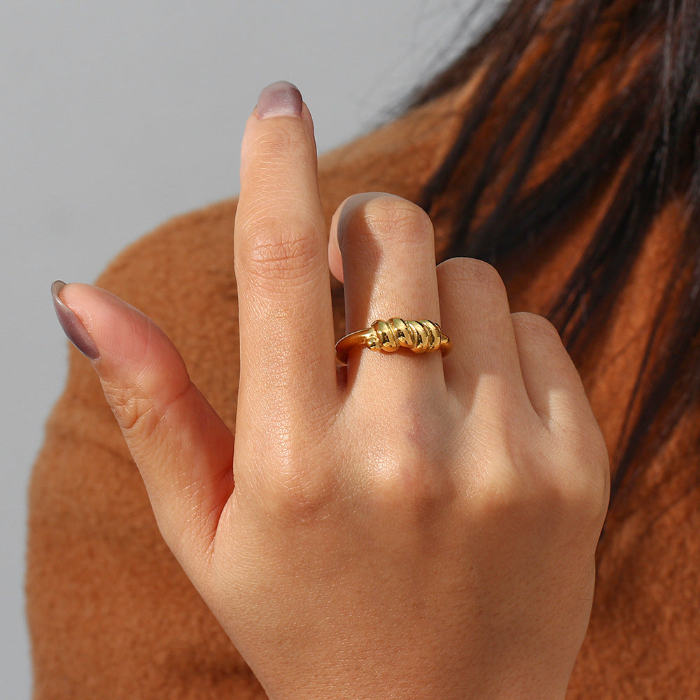 Lacrima - Seil Gold Ring